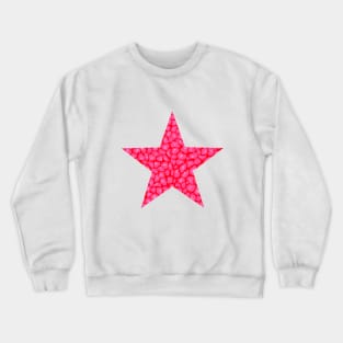 Leopard Print Pink and Red Colours Crewneck Sweatshirt